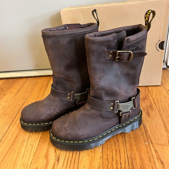 Anistone Hi Doc Marten Boots Size 6 BRAND NEW - Picture 2 of 6